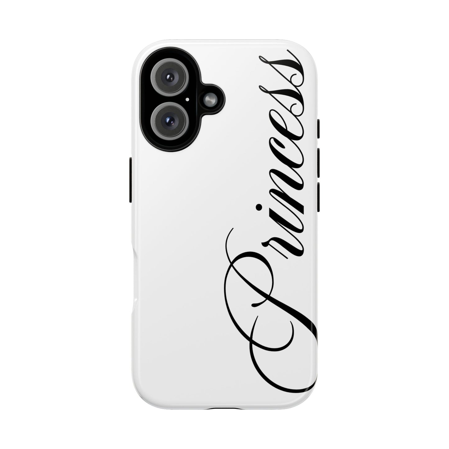 "PRINCESS" ☆ white ☆ protective phone case