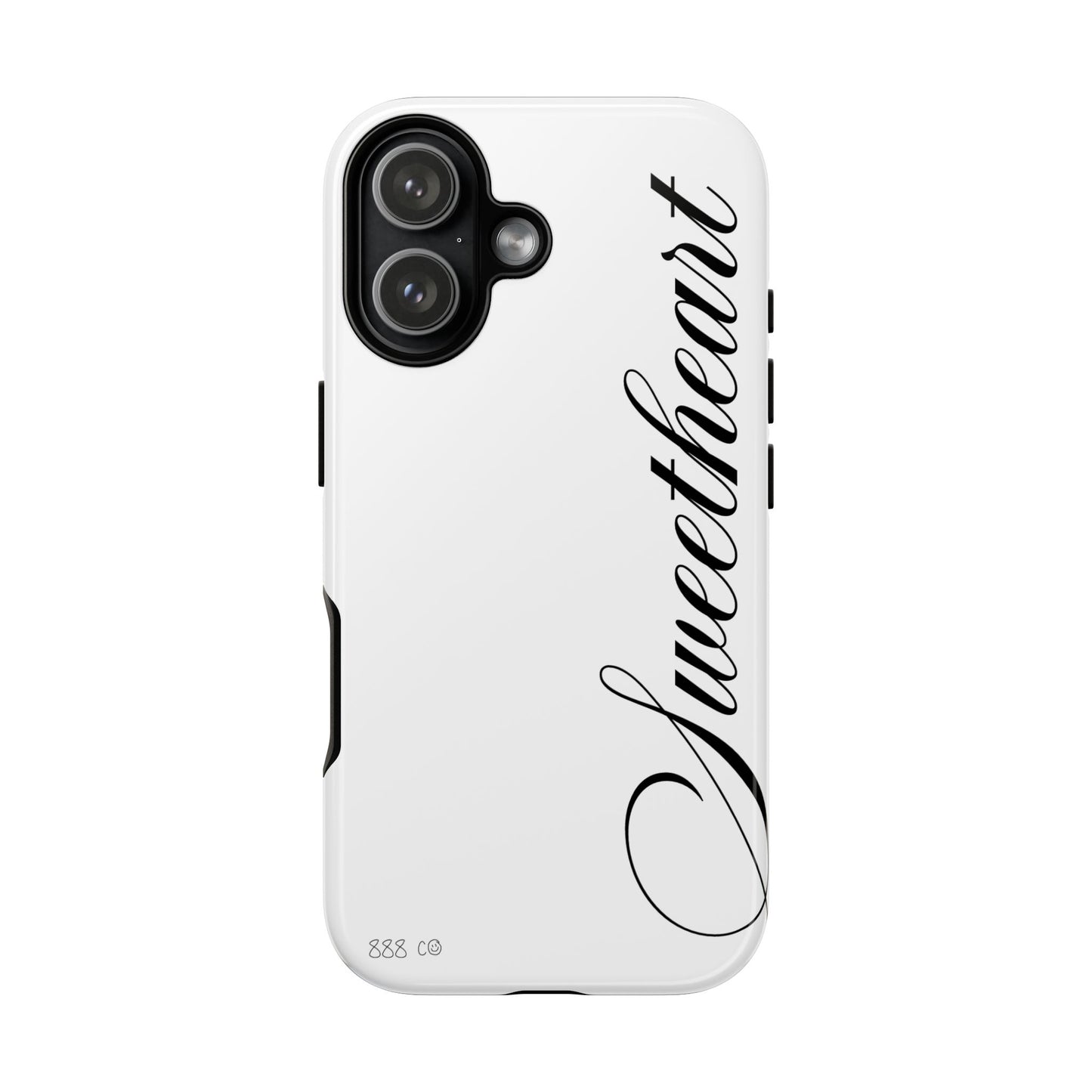 "SWEETHEART" ☆ white ☆ protective phone case