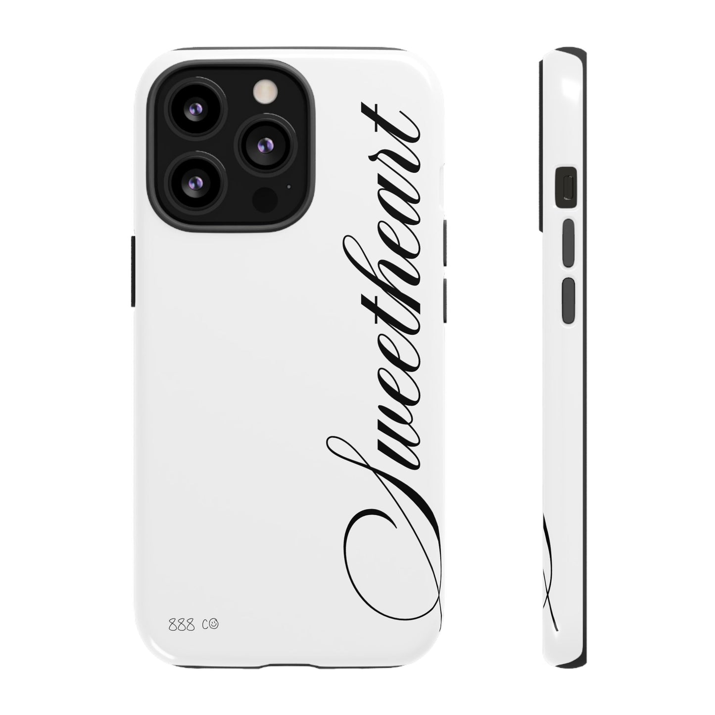 "SWEETHEART" ☆ white ☆ protective phone case