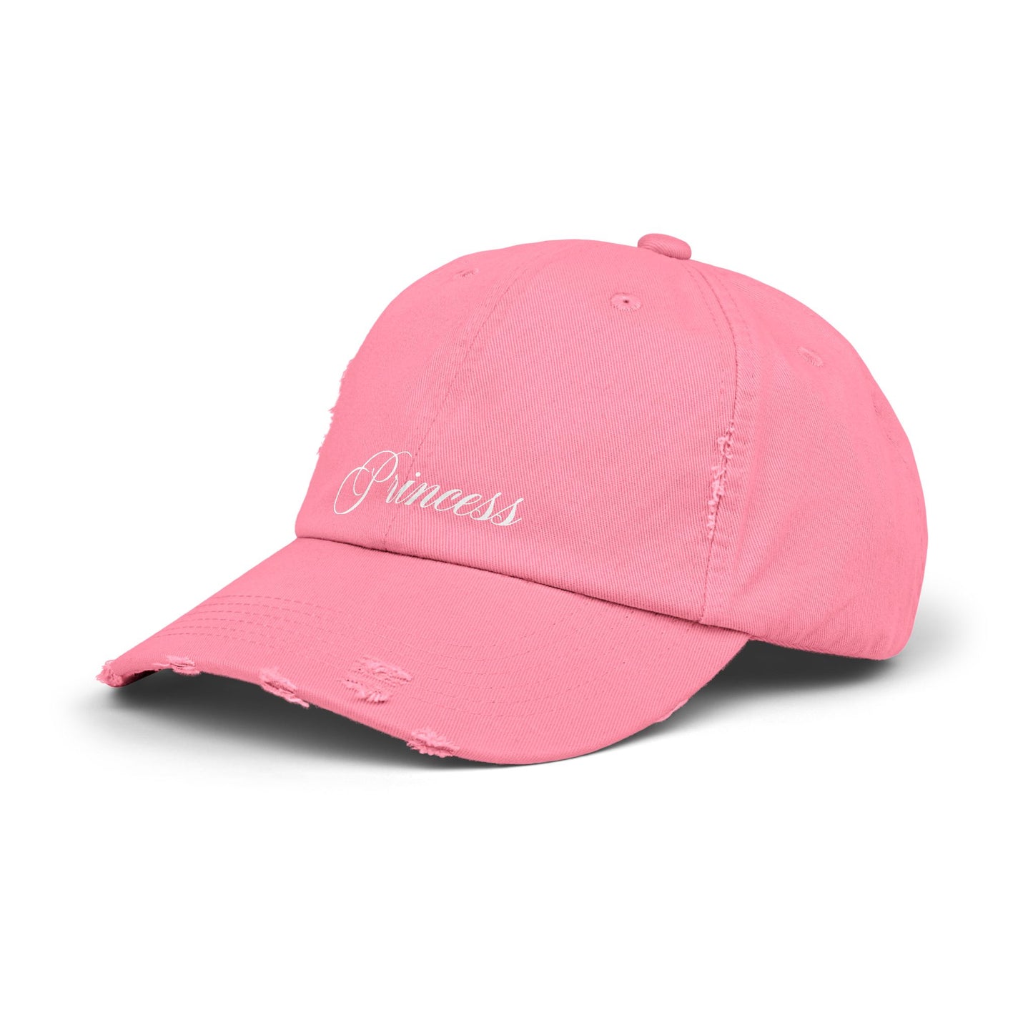 "PRINCESS" distressed cap