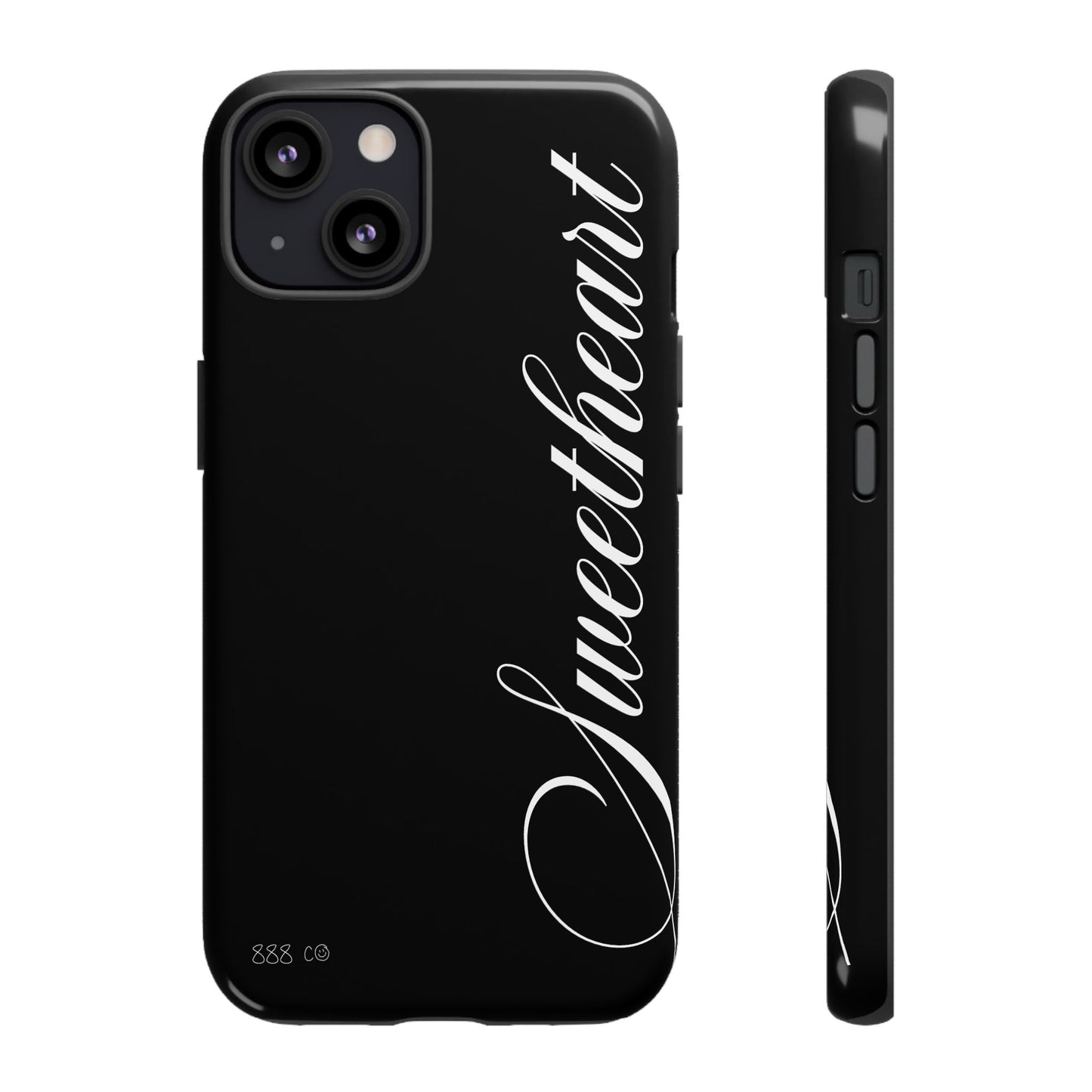 "SWEETHEART" ☆ black ☆ protective phone case