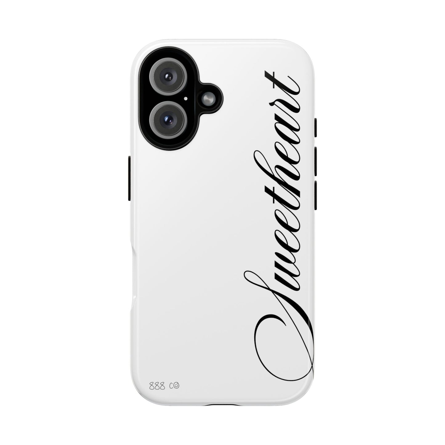 "SWEETHEART" ☆ white ☆ protective phone case