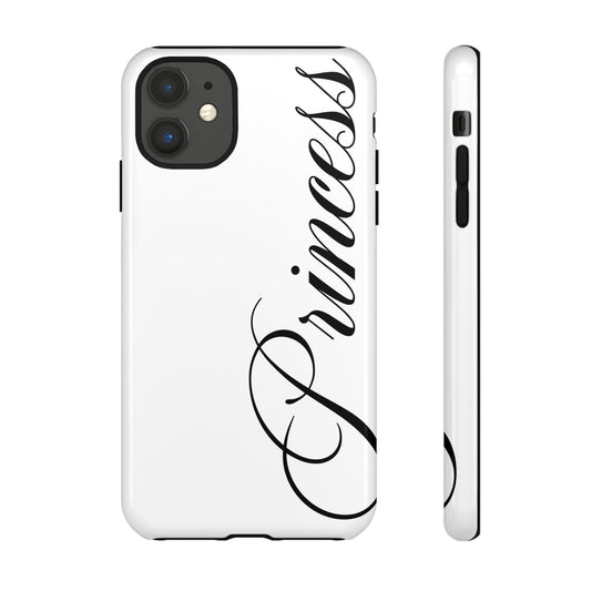 "PRINCESS" ☆ white ☆ protective phone case