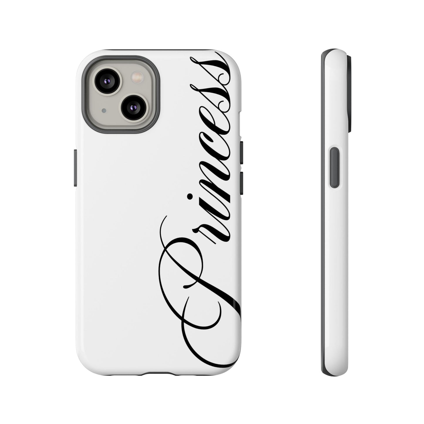 "PRINCESS" ☆ white ☆ protective phone case