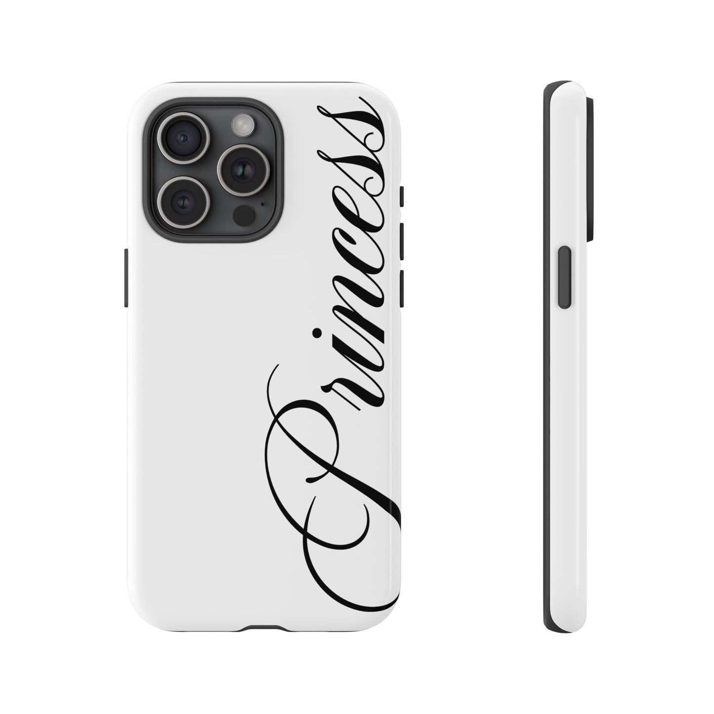 "PRINCESS" ☆ white ☆ protective phone case