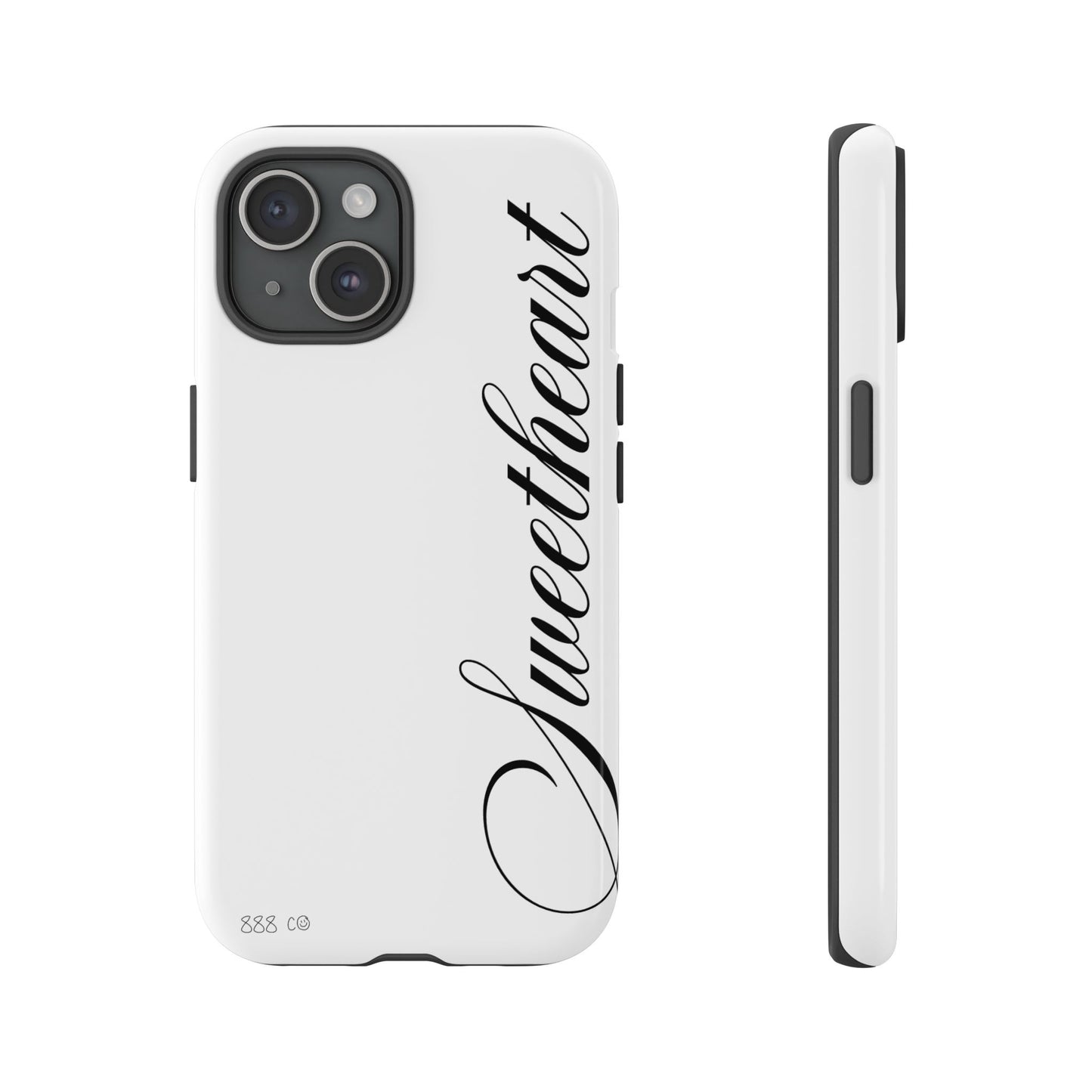 "SWEETHEART" ☆ white ☆ protective phone case